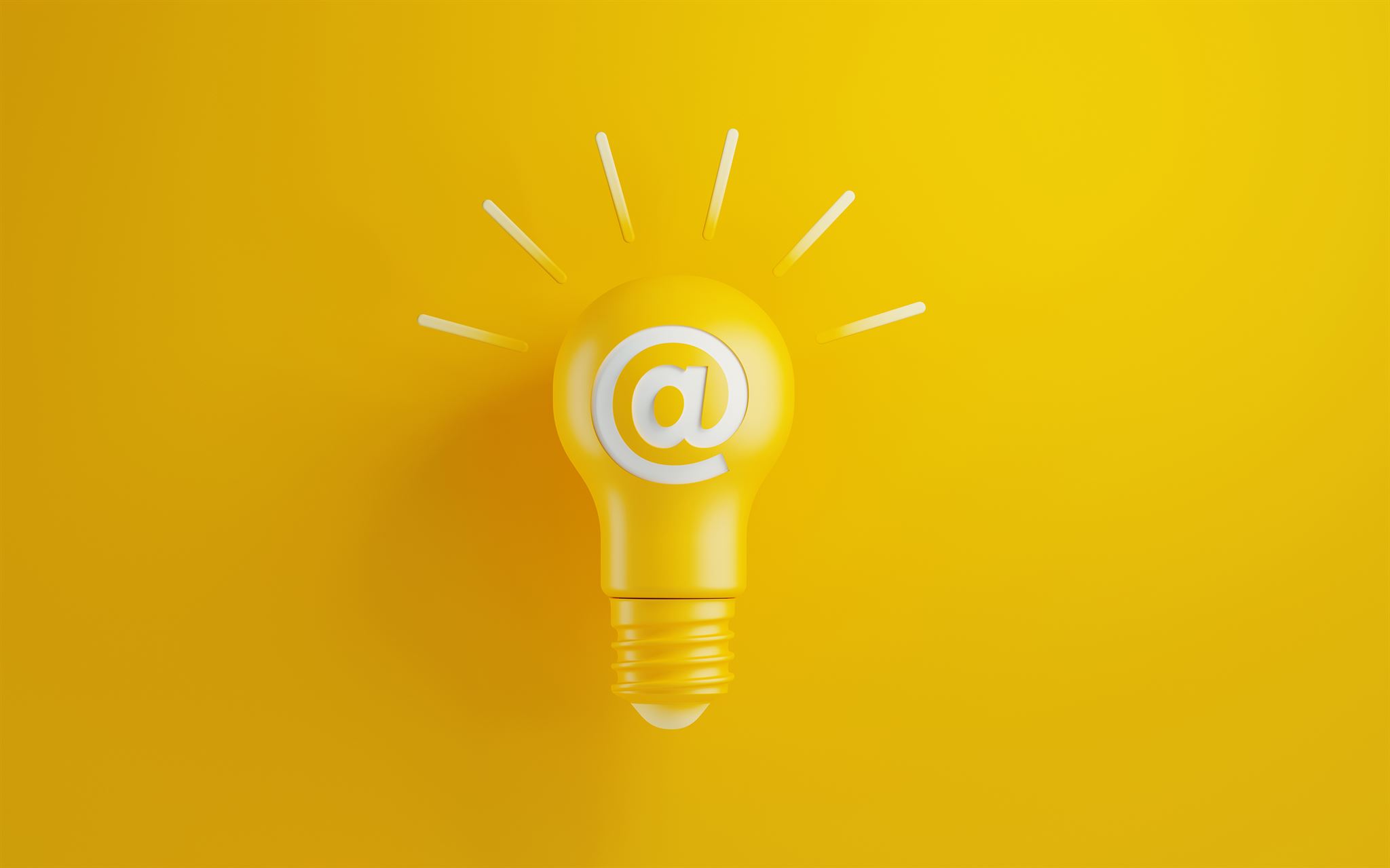 Email-symbol-on-lightbulb